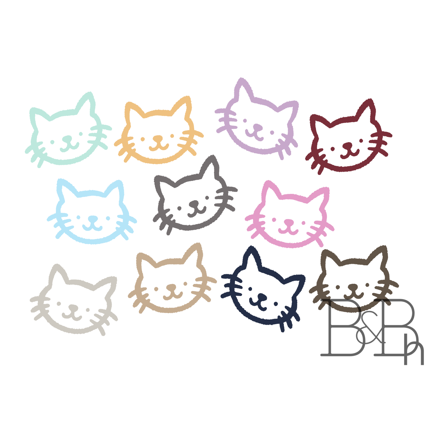 Eras Cats - 2.5" x 2" vinyl sticker